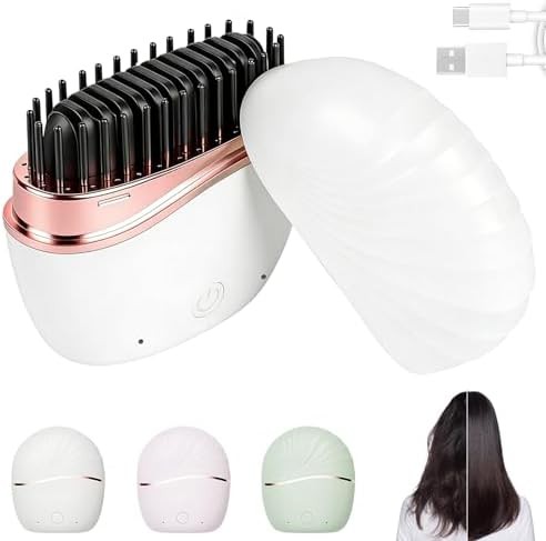 White rechargeable mini brush