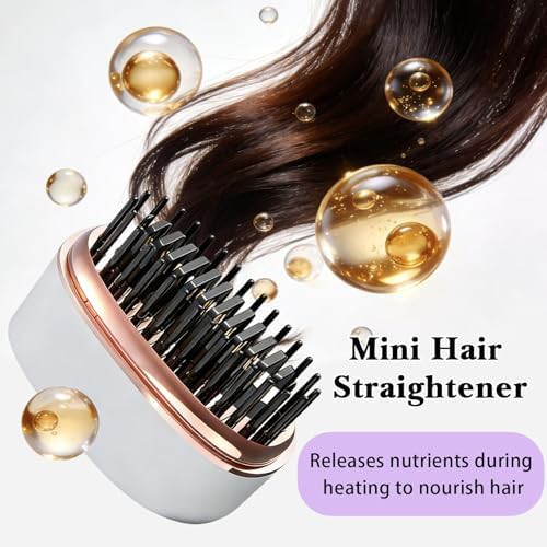 Mini cordless anti scald straightening comb — photo 4