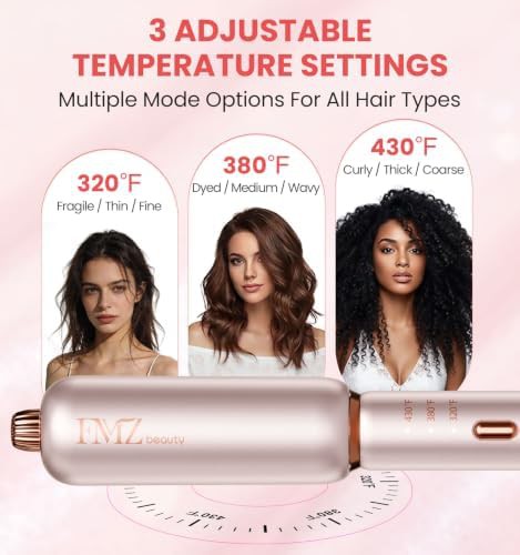 Pink titanium ceramic travel flat iron — photo 5