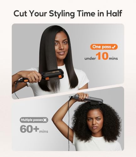 Two inch wide plate hair straightener — photo 3