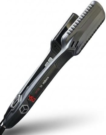Wide plate dual infrared hair straightener