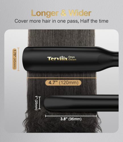Floating plate wide hair straightener 1.75 in — photo 3