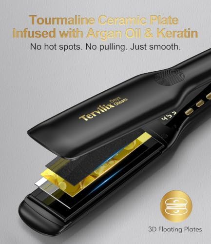 Floating plate wide hair straightener 1.75 in — photo 4