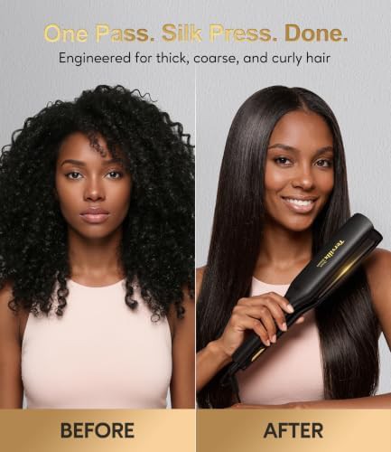 Floating plate wide hair straightener 1.75 in — photo 5
