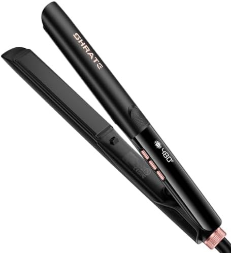 SHRATE ionic flat iron and curler travel
