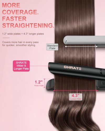 SHRATE ionic flat iron and curler travel — photo 3