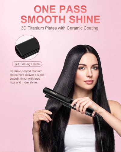 SHRATE ionic flat iron and curler travel — photo 4