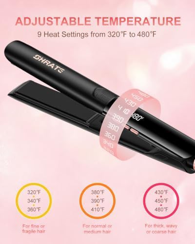 SHRATE ionic flat iron and curler travel — photo 5