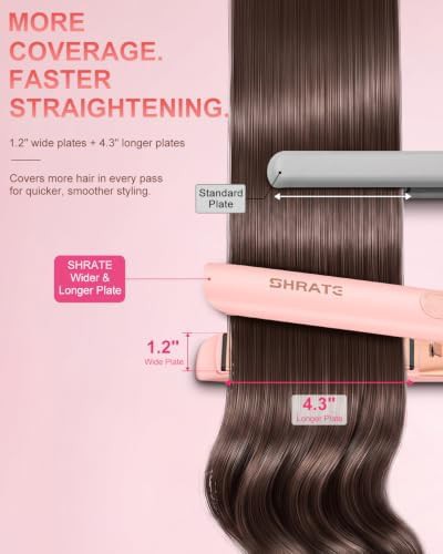 SHRATE travel flat iron and curler 1.2 inch — photo 3