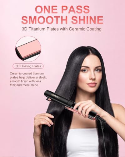 SHRATE ionic flat iron and curler 1.2 inch — photo 4