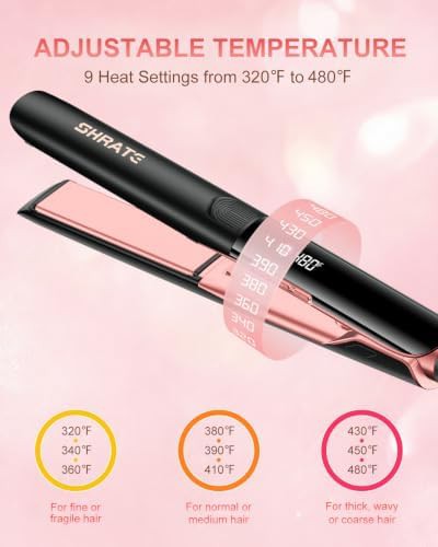 SHRATE ionic flat iron and curler 1.2 inch — photo 5