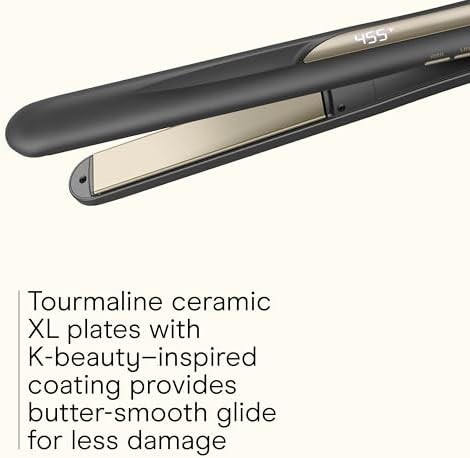 Tourmaline ceramic XL flat iron 1 inch — photo 3
