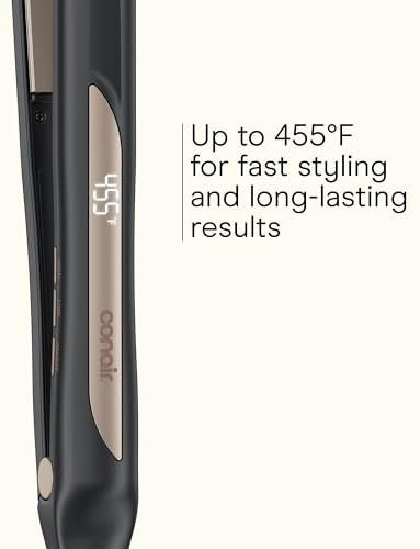 Tourmaline ceramic XL flat iron 1 inch — photo 4