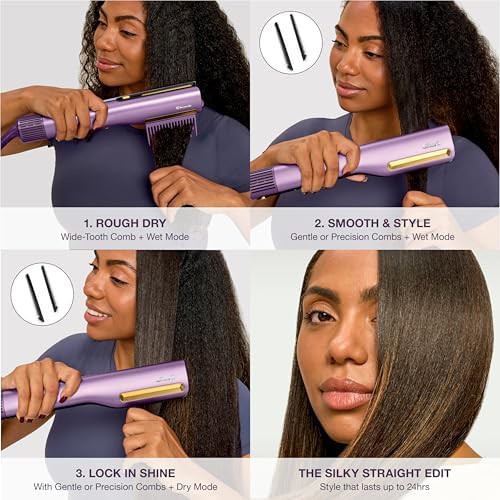 Plum ceramic air straightener and dryer — photo 5