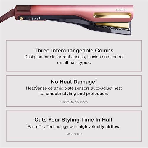 Rose ceramic air straightener and dryer — photo 4