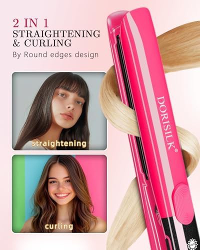 Hot Pink Plasma Hair Straightener 1 in — photo 3
