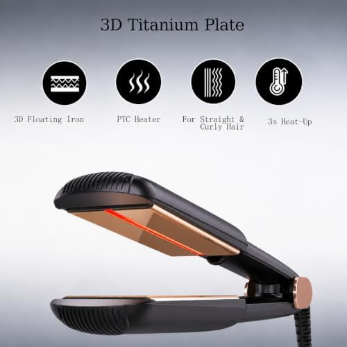 Titanium flat iron with infrared heat — photo 3