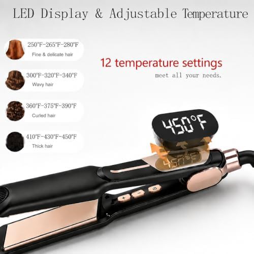 Titanium flat iron with infrared heat — photo 5