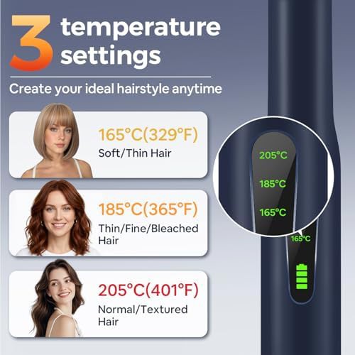 Titanium cordless one inch flat iron — photo 4