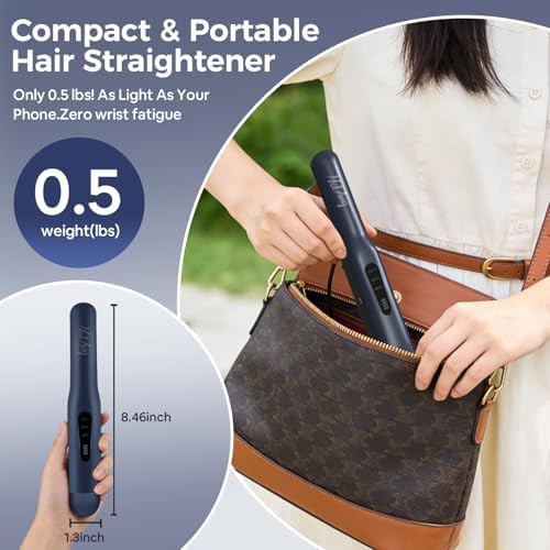 Titanium cordless one inch flat iron — photo 5