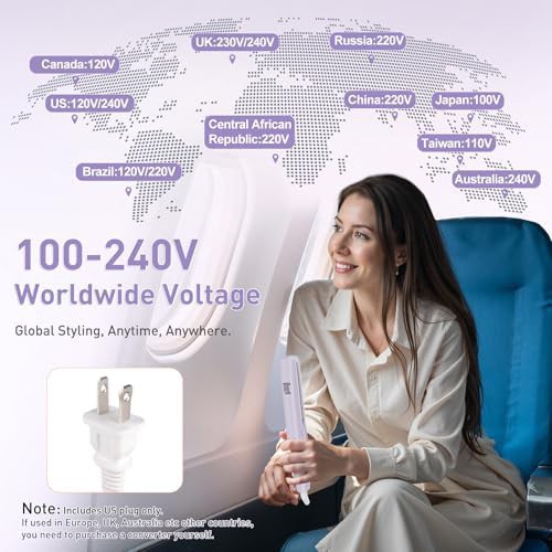 Floating plate travel hair straightener — photo 3