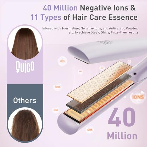 Floating plate travel hair straightener — photo 5