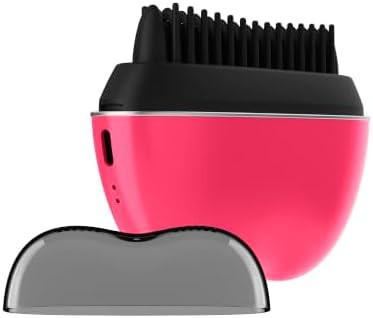 Rechargeable touch up straightening brush pink