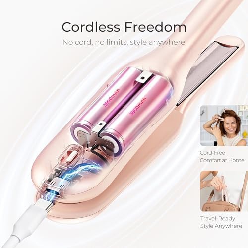 Cordless pencil thin travel flat iron — photo 3