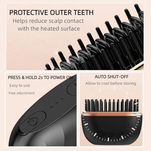 Cordless portable mini hair straightener — photo 5