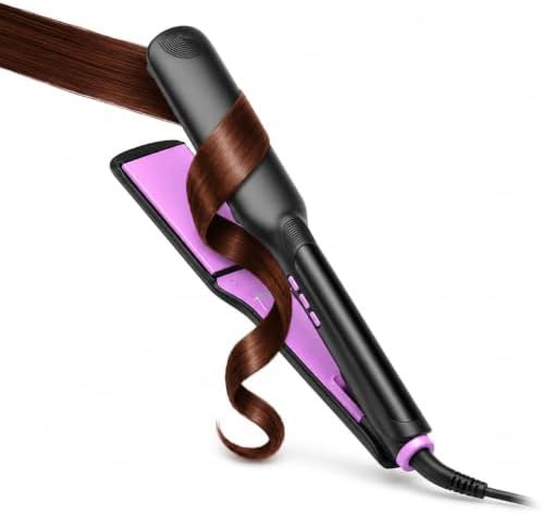 Zecoub professional wide plate ceramic flat iron