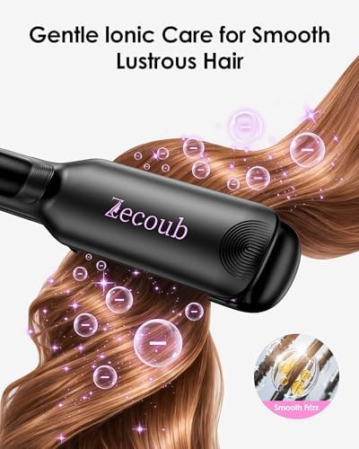 Zecoub professional wide plate ceramic flat iron — photo 4