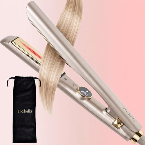 Titanium one inch infrared hair styler