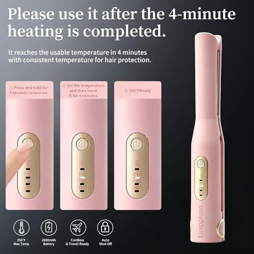 Cordless ceramic two in one straightener — photo 4