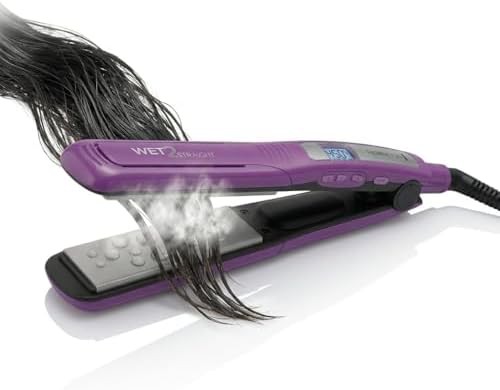 Purple wet to dry ceramic straightener — photo 4