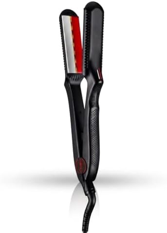 Classic infrared flat iron with titanium plates