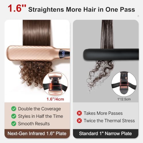 Wide plate infrared ceramic straightener — photo 3