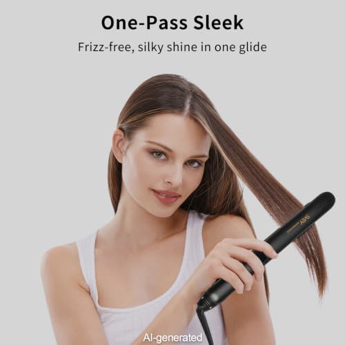 Titanium ceramic travel flat iron — photo 5