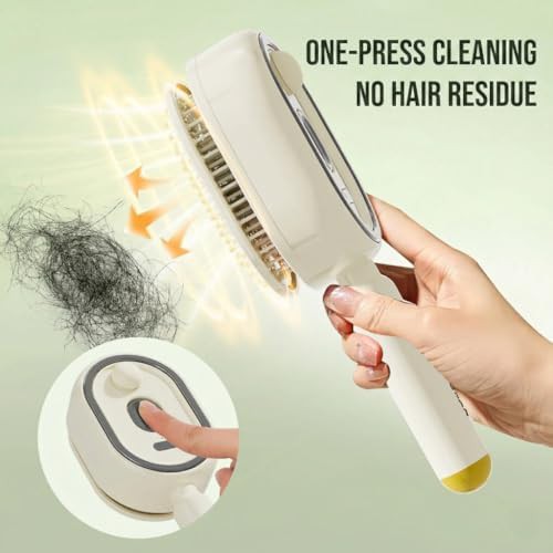 Purple electric steam hair straightening brush — photo 4
