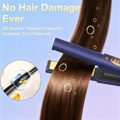 Portable travel mini flat iron — photo 4
