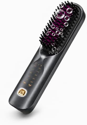 Ionic mini travel straightening brush