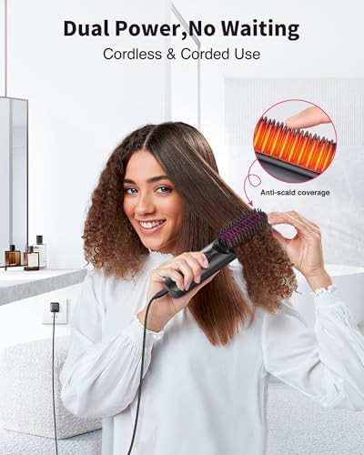 Ionic mini travel straightening brush — photo 5