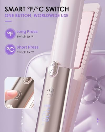 Cordless straightener with charging base — photo 3
