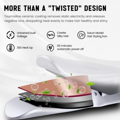 Ceramic one inch flat iron styler — photo 3