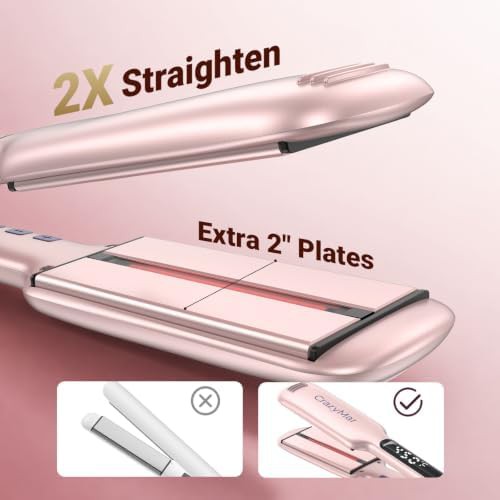 Infrared wide plate digital flat iron — photo 4