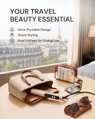 Small ionic travel flat iron — photo 3