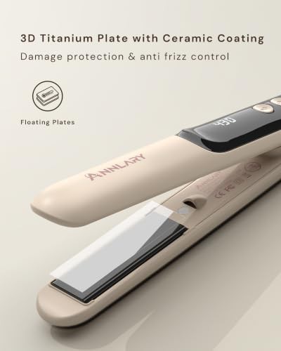 Small ionic travel flat iron — photo 5