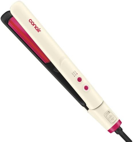Infrared ceramic flat iron for frizz control