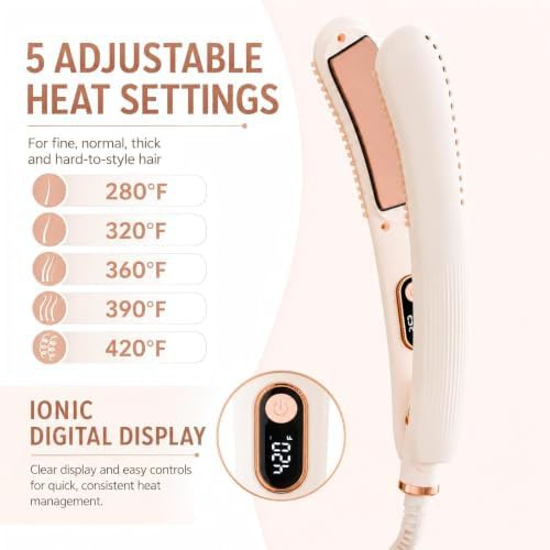 Smooth and straight travel hair curler — photo 4