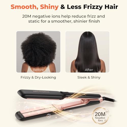 Wide ceramic iron for long hair — photo 3