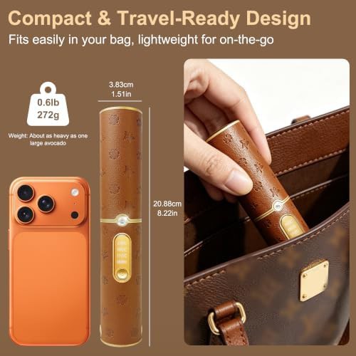 Cordless mini travel flat iron black — photo 4